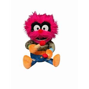 Disney Jr Muppet Babies Rockin "Animal" Plush Toy Stuffed Doll Drums Talks Sings